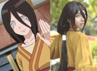 原创火影忍者真人版cos,天天美出新高度,雏田神还原
