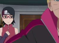 mission, boruto gets into an argument with naruto and sarada
