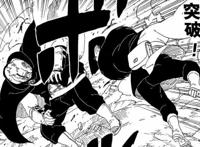 《博人传》漫画，博罗拥有血继限界，是纲手与照美冥的完美结合体