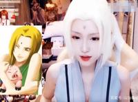 火影忍者：腐团儿完美cos纲手，身材神还原，美颜却有十级