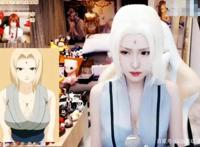 火影忍者：腐团儿完美cos纲手，身材神还原，美颜却有十级