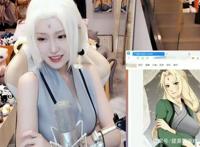 腐团儿COS“纲手”大获热捧，身材高度还原，一个细节可打满分！