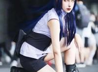 火影忍者：cos雏田，白眼、身材、颜值每一样都能cos出完美的雏田