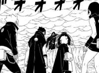 《博人传》漫画40话，博罗实力被高估了，博人搓一个丸子将其打飞