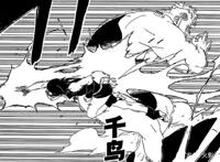 《博人传》漫画43话，大筒木桃式掌控博人身体，与川木秒杀博罗
