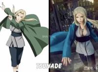 火影cos，女神照美冥神还原，纲手本色出演，看到小南时我恋爱了