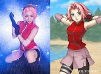 当火影忍者被“真人COS”雏田神还原，小南也太美了吧？