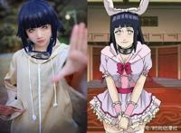 当火影忍者被“真人COS”雏田神还原，小南也太美了吧？