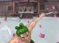 海贼王漫画：罗宾子成为世界第一美女，浪人索隆挥刀杀敌