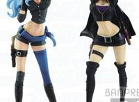 《海贼王》娜美新手办造型性感黑丝美腿魅惑撩人
