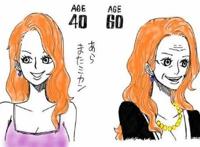 海贼王：娜美40岁和60岁模样被曝光，岁月有情，娜美老去依然很美