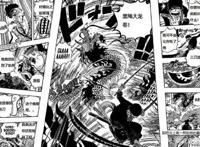 《海贼王》1003话汉化版：五位超新星疲惫不堪，四皇占据上风