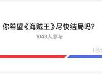 海贼王：60%以上的海迷都希望海贼能尽快完结，原因令人失望