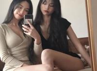 双胞胎姐妹花拥有小蛮腰大长腿，被称为“真人版海贼王女帝”