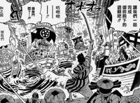 《海贼王》976话，“海侠”甚平正式归队，锦卫门暗示自己会死！