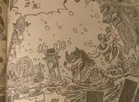 海贼王1062话：贝加庞克把弗兰奇改装成桑尼号，路标铭文在蛋头岛