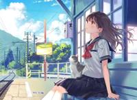 动漫少女：超美壁纸推荐，猫咪女孩系列，一起学猫叫吧！
