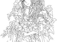 30幅超好看的动漫线稿，一对一附上色原稿