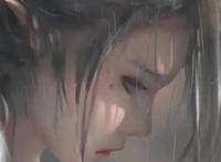 水墨风动漫女主壁纸，高清无水印，请您收下！