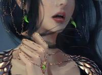 水墨风动漫女主壁纸，高清无水印，请您收下！