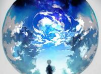 梦幻·蓝色·动漫壁纸，“我想带你到纯净的世界，余生只有我们”