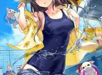 二次元动漫少女壁纸，散发出青春的活力与激情