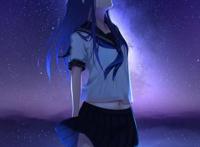 「动漫二次元夜空壁纸」，4K全屏