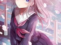 动漫少女：樱花jk学院风系列壁纸推荐，网友惊叹：二次元好美！