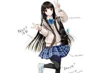 漫迷设计出了动漫中的18款校服，图中的哪一位美少女最让你心动？
