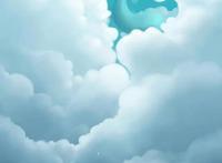 壁纸分享：二次元动漫人物坠落场景唯美梦幻手机壁纸