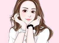 认真生活，成就幸福，唯美卡通漫画头像
