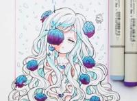 Q版动漫人物手绘图片集，建议初学者收藏的马克笔手绘素材