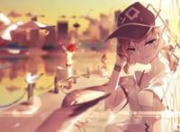 二次元笔记本壁纸：动漫少女美图，超卡哇伊！