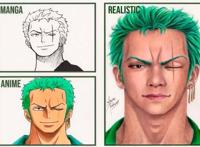 3种风格动漫头像，漫画版最细致，动画版最标准，真人版最真实