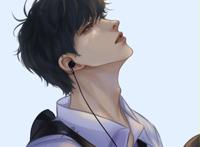 帅气温柔氛围感动漫男生头像