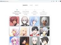 4个动漫美少女欣赏、二次元头像制作网站分享！