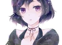 动漫美图：暗黑系头像，气质高贵，打扮华丽的二次元美少女！