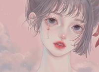 纯欲风动漫女生可爱头像