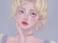 一组超级惊艳的动漫插画头像