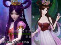 当叶罗丽美女变成二次元美女，思思变得很梦幻，毒夕绯变得很性感