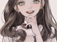 萌萌哒的动漫一美女，可爱小淑女！