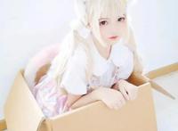 突破次元壁的cos：二次元少女完美cos猫娘，软萌可爱，晴子神还原