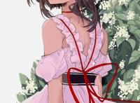 动漫美女回眸一笑百媚生，心瞬间化了