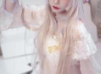 cosplay美女系列：阴阳师不知火离殇之舞，白衣二次元