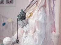 cosplay美女系列：阴阳师不知火离殇之舞，白衣二次元