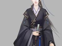 二次元古风美人一袭黑衣惊艳出场，个个美的动人心魄