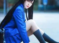 二次元cos：高中生完美cos小兰，漫画腿神还原，宝儿姐呆萌可爱