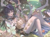 原神官博赞评转发二次元白丝少女，LSP玩家：求你多发，我们爱看