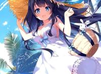 二次元夏季少女壁纸最后夏天的美丽邂逅