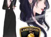 当汽车品牌变二次元美女，兰博基尼是霸气女王，法拉利是性感御姐